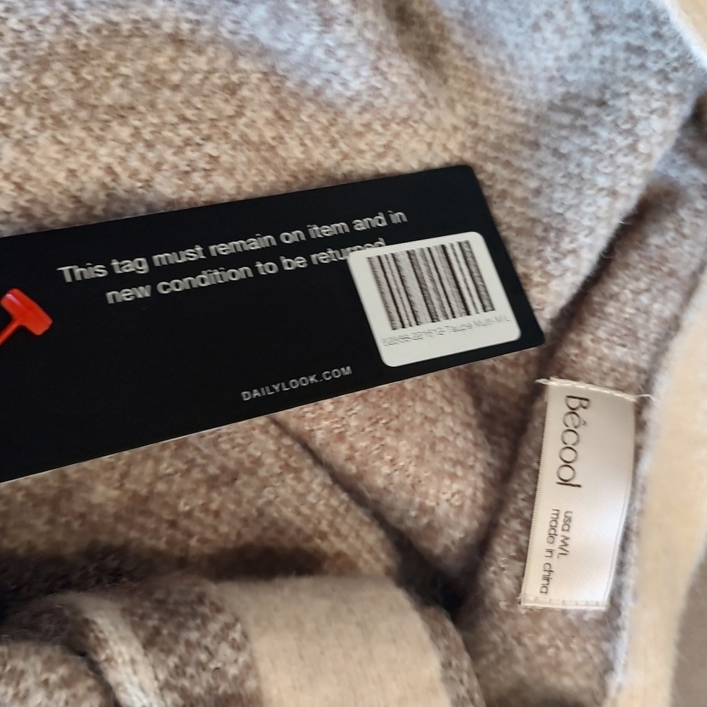 Becool Fall Sweater Cardigan M/L! - Picture 8 of 9